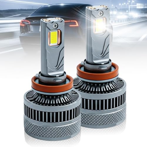 Carzex 3.0" Projector Lens Fog Light High/Low Beam 12V BI-Xenon Projector Housing With 300W H8 Automotive Fog Light LED Bulbs and Relay Wiring Kit Combo (A180 Series) - Image 2