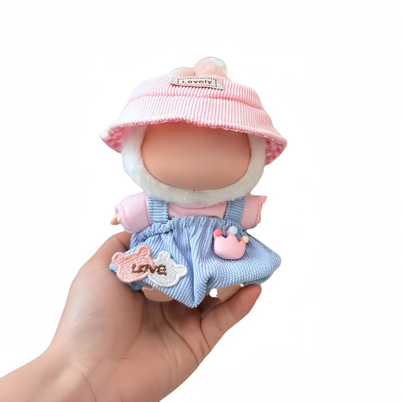 Jrelecs Kawaii Chic Style Clothes for Labubu 17cm67inches Dolls Cute Outfit with AccessoriesPremium Fashion Dresses for Dolls Accessories Suit Not Include Doll - Image 2