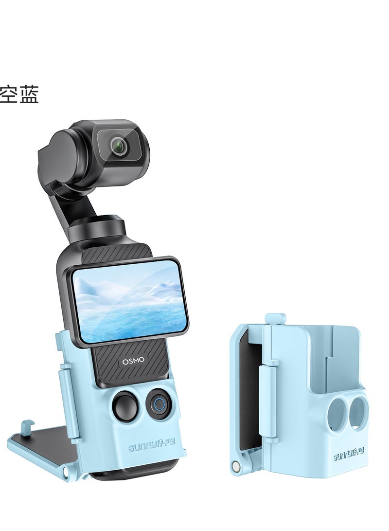 SUNNY LIFE Dedicated Magnetic Mount Stand Compatible with DJI Osmo Pocket 3, Upgraded Pocket3 Accessories Adapter Clamp Magnet Suction Case Holder on Desktop, Vertical Surface, 180° Adjustable Handle, WITH 2 Lens Protector + 2 LCD Screen Protector - Image 3