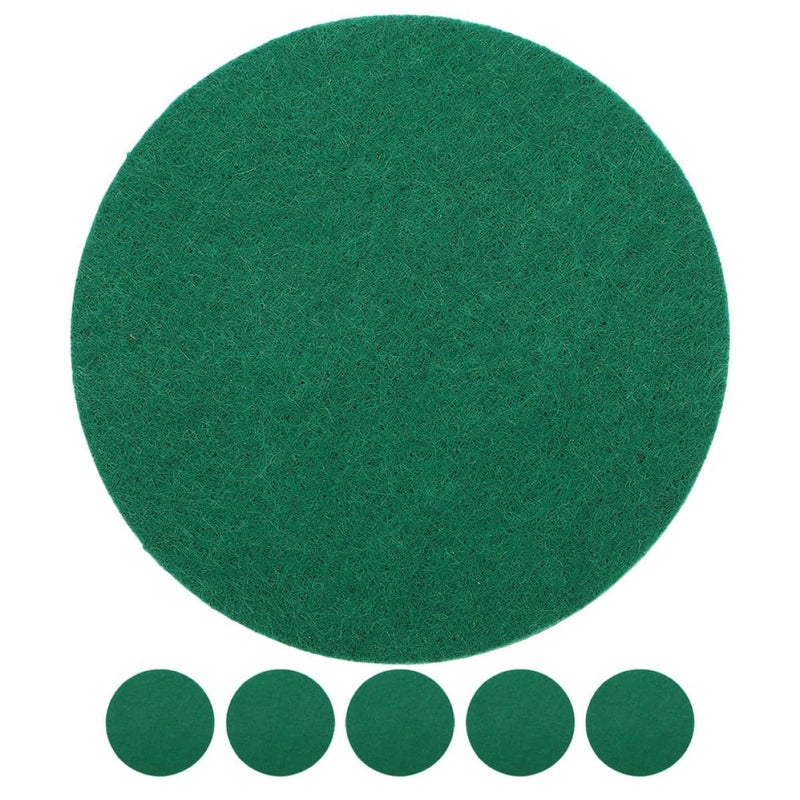 6pcs 74mm Green Self Adhesive Air Hockey Pads Replacement Kit for Game Table Accessories - Image 2
