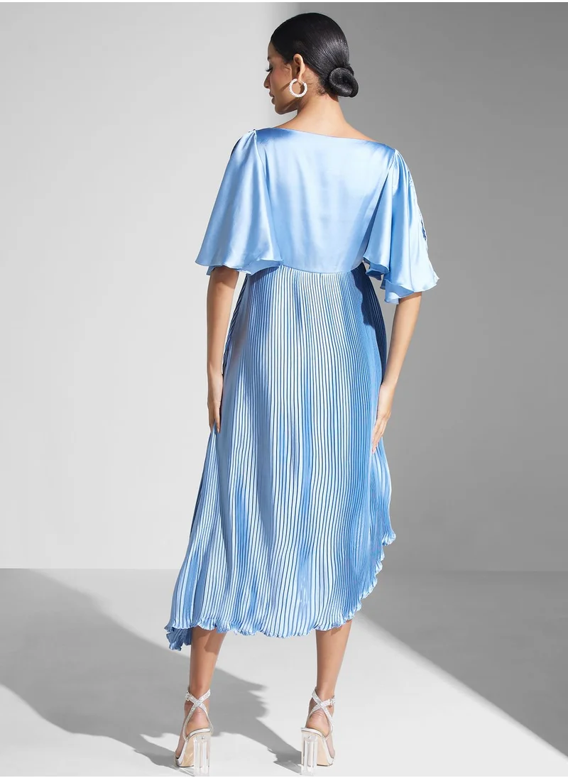 Ella Limited Edition Pleated Overlay Dress
