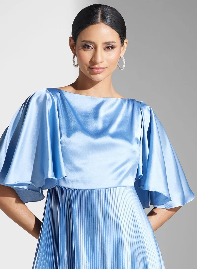 Ella Limited Edition Pleated Overlay Dress