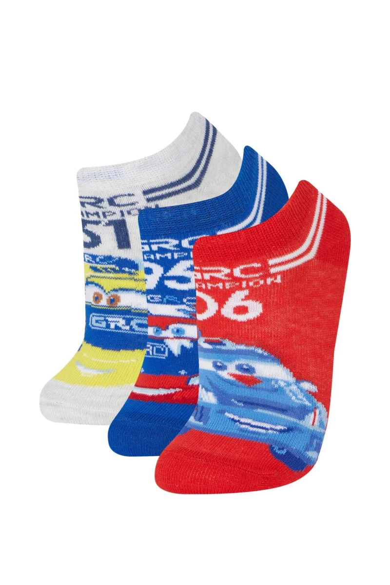 Defacto Boy Cars licensed 3 piece Short Socks