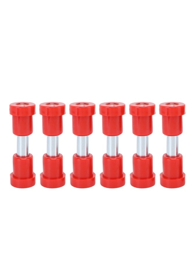 Spring Bushing Kit 70291G01 Metal Polyurethane Golf Cart Leaf Spring Shackle Bushing Sleeves Replacement for Club Car DS 1981 Onwards Red - Image 2