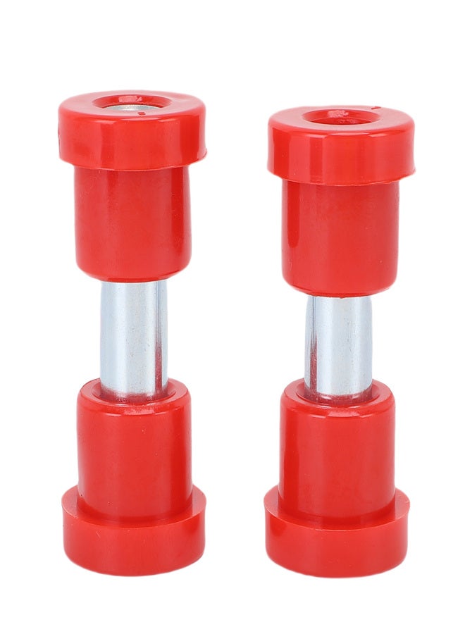 Spring Bushing Kit 70291G01 Metal Polyurethane Golf Cart Leaf Spring Shackle Bushing Sleeves Replacement for Club Car DS 1981 Onwards Red - Image 5