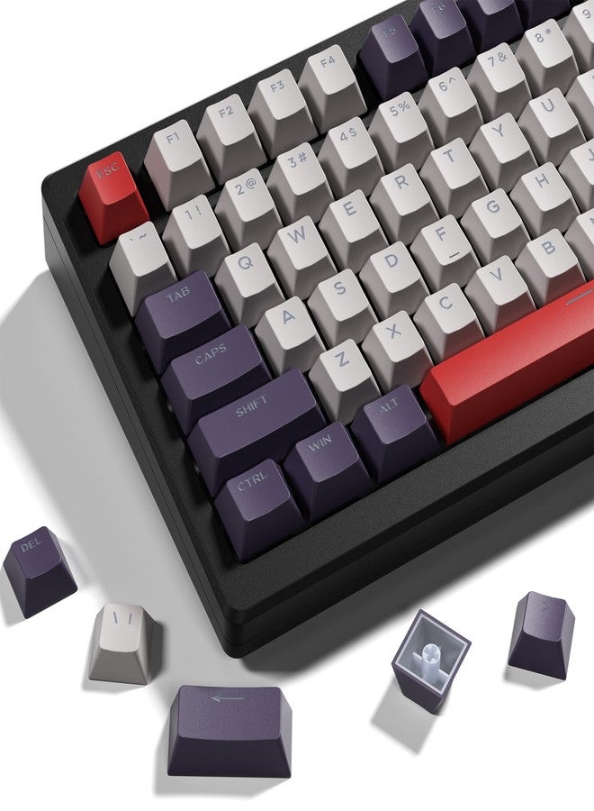 OHY XVX Cherry Profile PBT Keycap Set - 142 Keys Keycaps for Mechanical Keyboards - Image 1