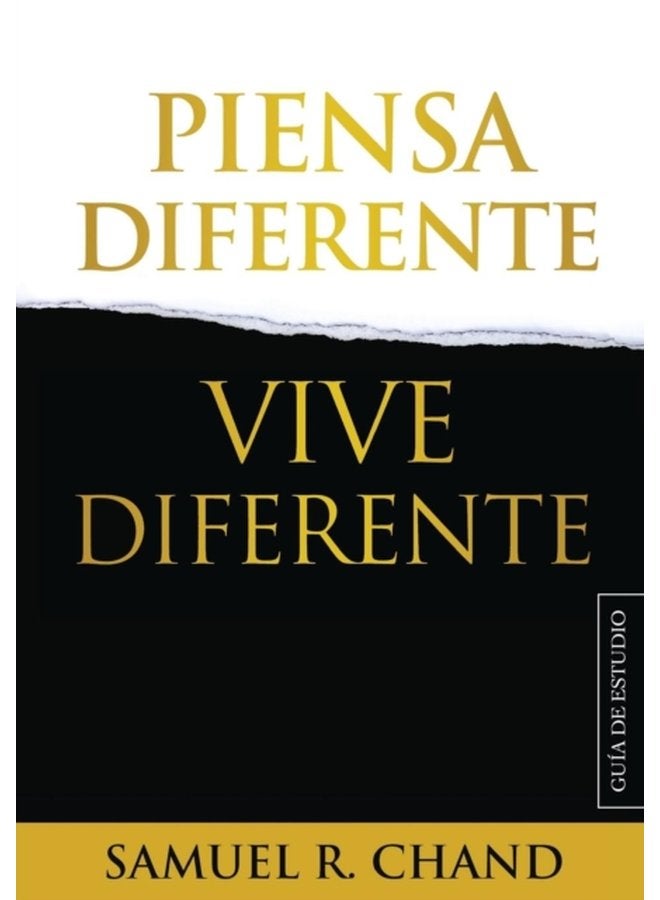 Piensa Diferente Vive Diferente Guia de Estudio - Paperback