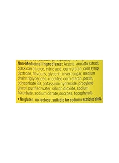 Caltrate Caltrate Gummies Vitamin D and Calcium Supplement, Gluten-Free Orange Strawberry and Cherry Flavour 50 Count  - Image 4