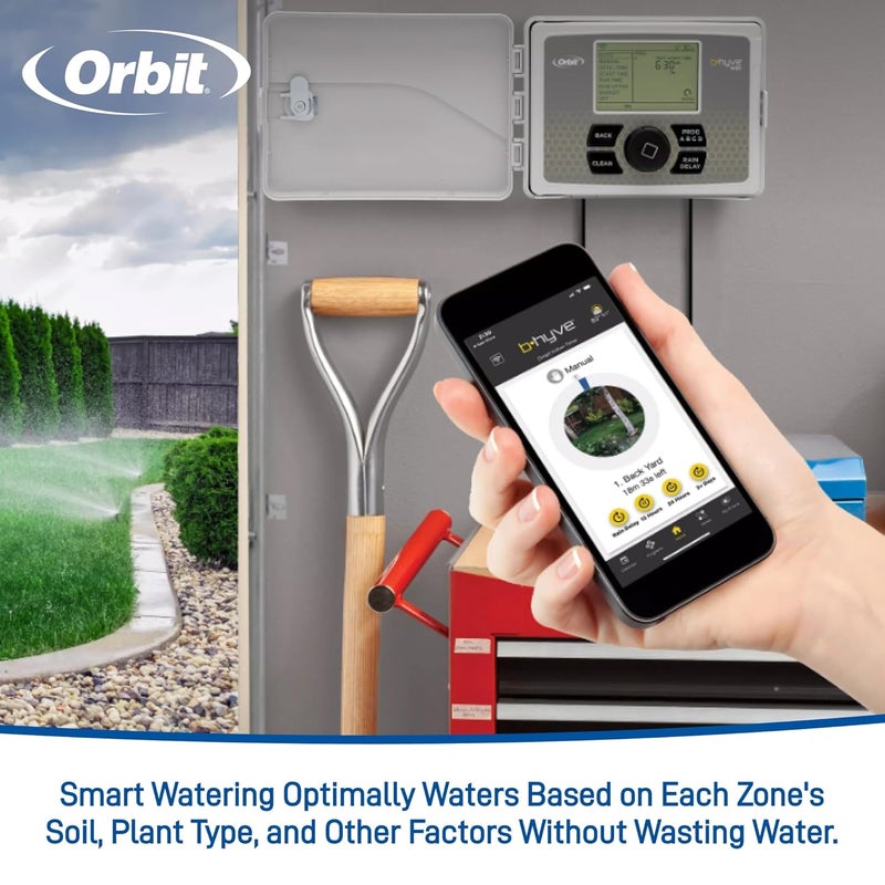 ORBIT 57946 B-hyve 6-Zone Smart Indoor/Outdoor Sprinkler Controller - Image 4