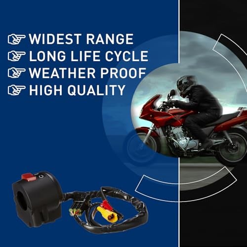 UNO Minda SW-0630E Self Start Right Side Handle BAR Switch for Bajaj-Pulsar 150/180/ 220 - UG4 - Image 4