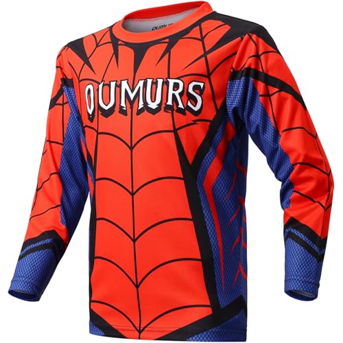 Oumurs Youth Motocross Jersey for Dirt Bike Jersey for 512 Year Olds for Motorcycle Cycling Bicycle BMX MX ATV Riding Off Road - Image 1