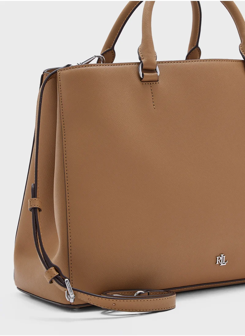 لورين رالف لورين Hanna 37 Large Satchel