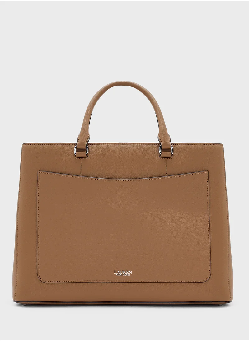 لورين رالف لورين Hanna 37 Large Satchel