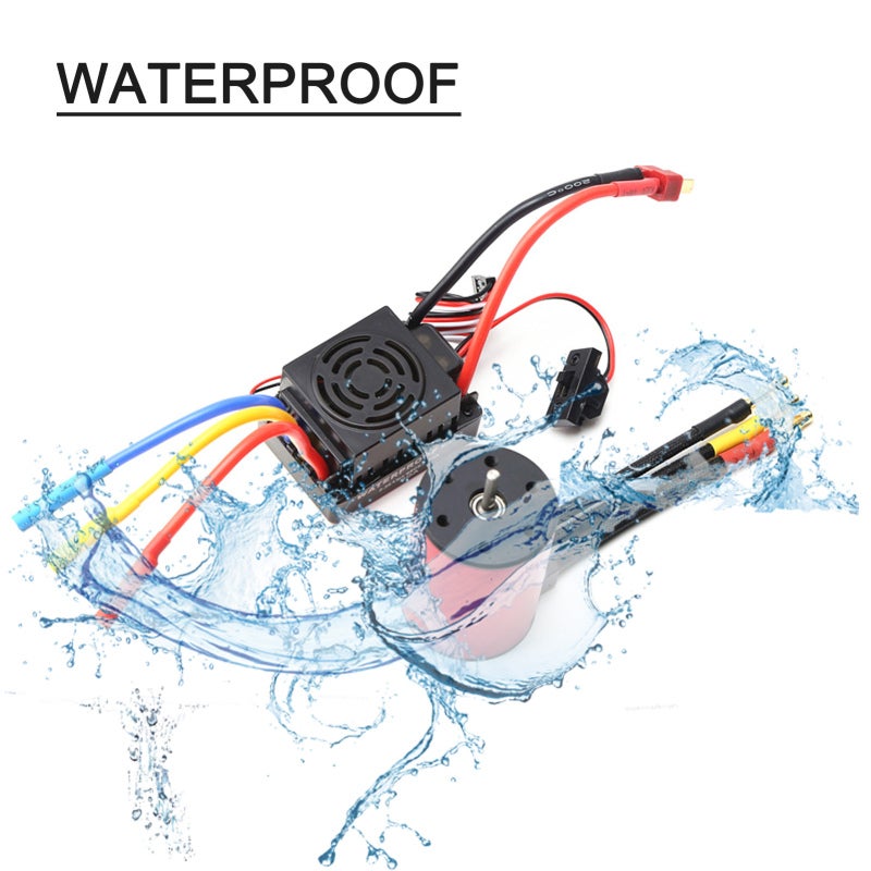 1/10 RC Car Motor 4300KV High Purity Copper Windings - Enhanced Throttle Response 60A ESC for 1/8 1/10 RC Car Enthusiasts - Image 3