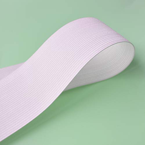 Lelines Leline's Elastic Spool, Knit Elastic Band for Sewing, 2 Inch X 5 Yard, White - Image 3