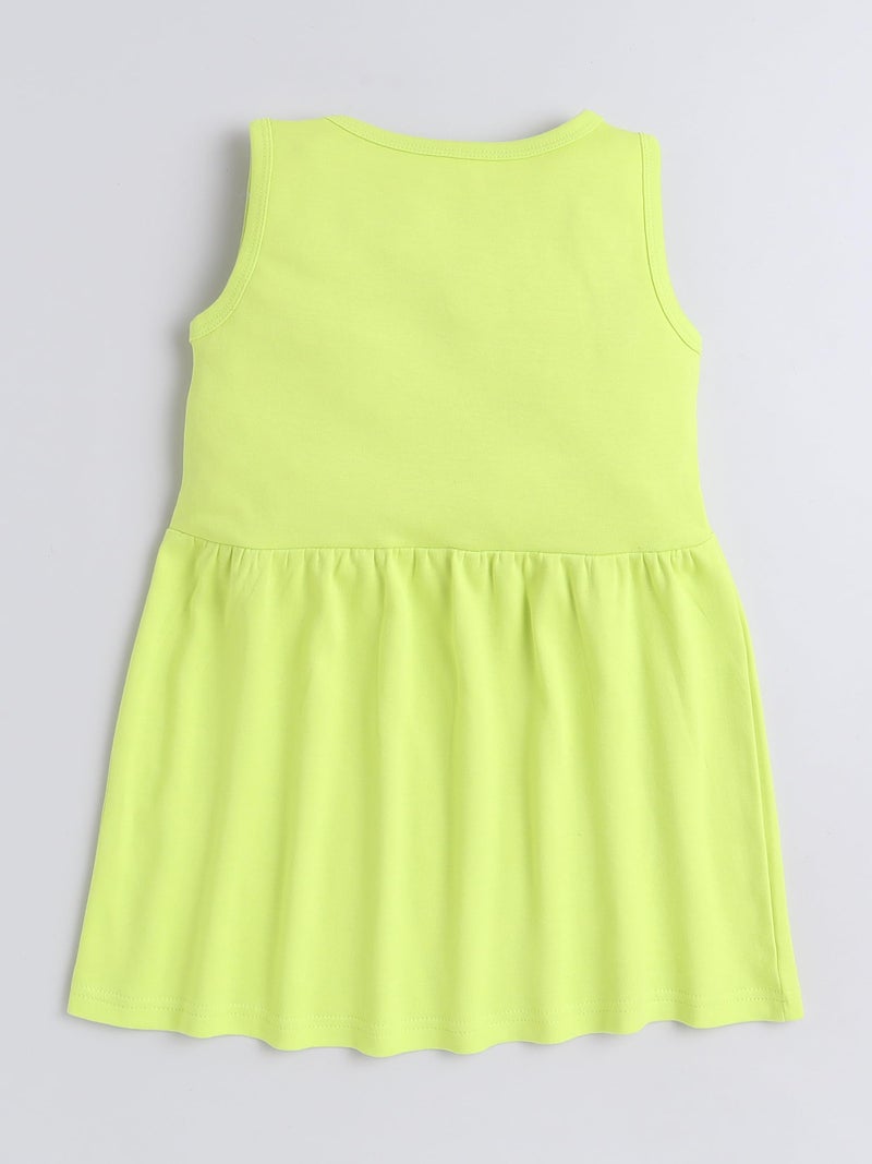 EIO Girls Cotton Frock Dress Combo Pack et | Multicolor Knee Length Casual Dresses for Kids | Soft & Breathable Summer Wear Outfit Frock Set - Image 5
