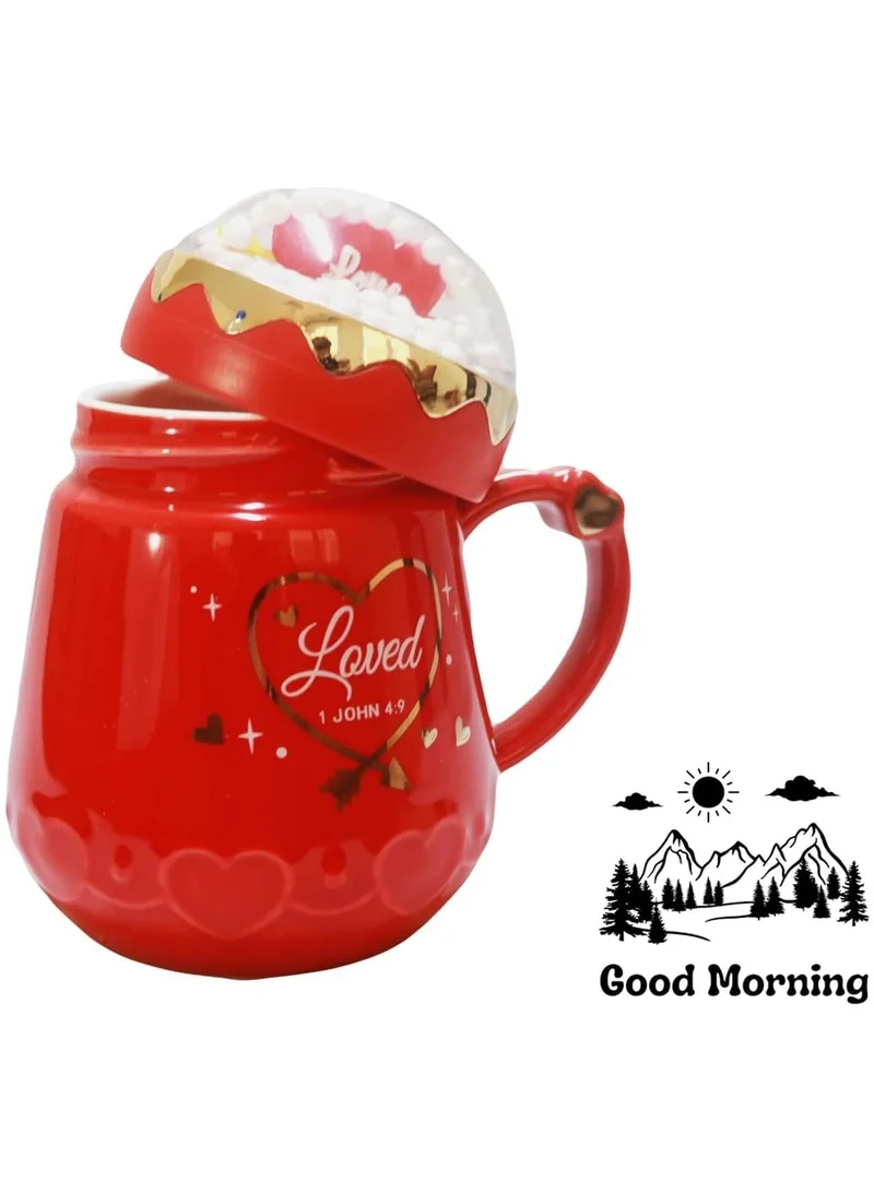 Mobcos  Mobcos Love Mug, Valentine Love You Mug, I Love You Coffee Mug, Valentine's Gifts for Her, Romantic Gifts for Couples, I Love You Gifts, Cute Valentine's Mug for Her. Romantic Gifts, Gifts for Couples  | Best Price UAE