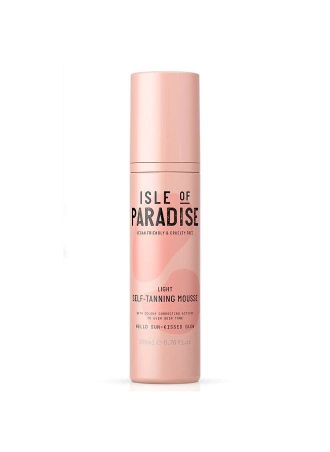 ISLE OF PARADISE SELF-TANNING MOUSSE - LIGHT 200ML 