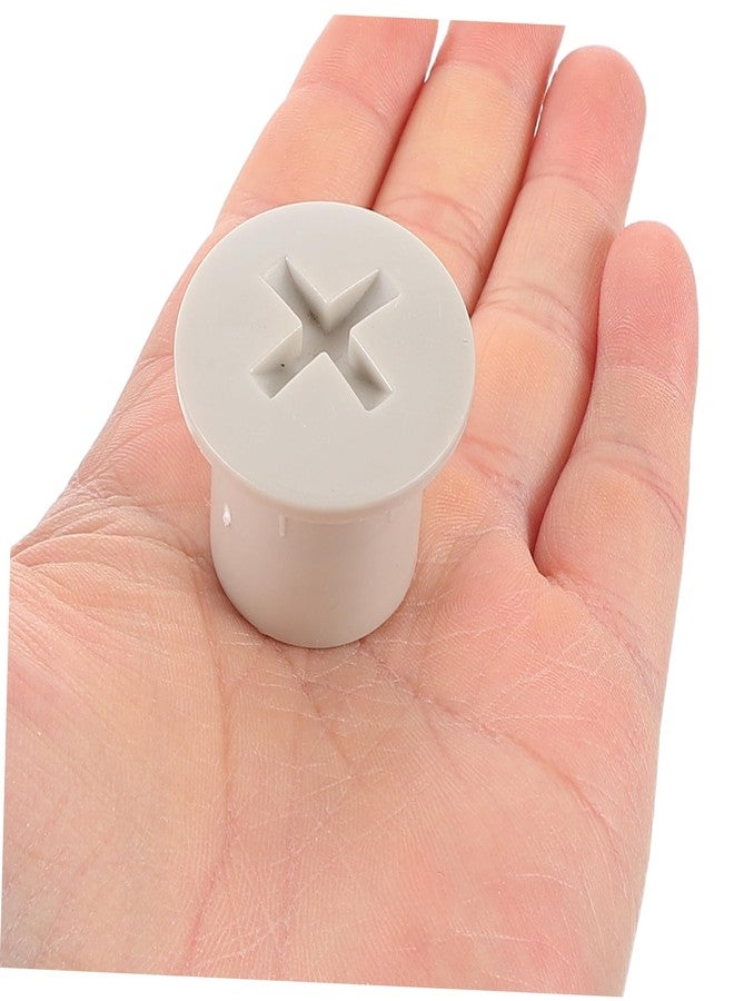 Toddmomy Kids Slide Screw Caps 4pcs Plastic Replacement Cover Accessories for Children's Play Equipment Grey Safe Fixing Caps for Outdoor Slides - Image 4