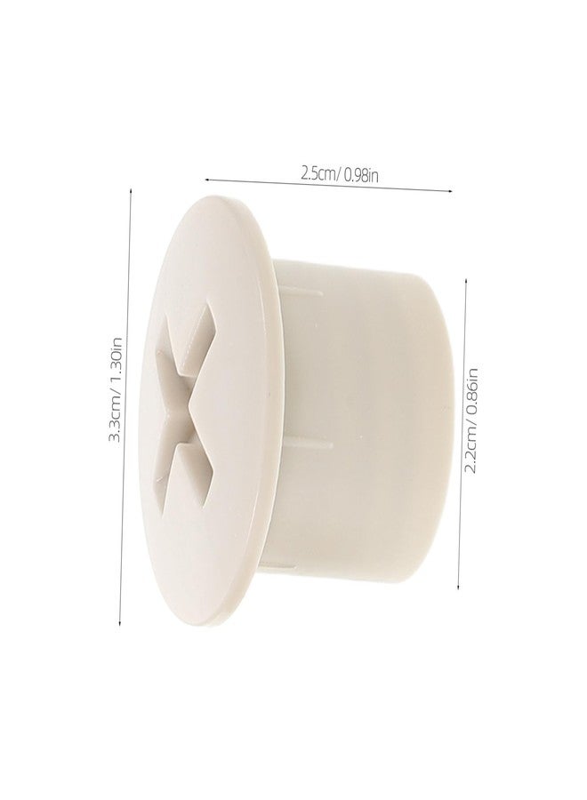 Toddmomy Kids Slide Screw Caps 4pcs Plastic Replacement Cover Accessories for Children's Play Equipment Grey Safe Fixing Caps for Outdoor Slides - Image 2