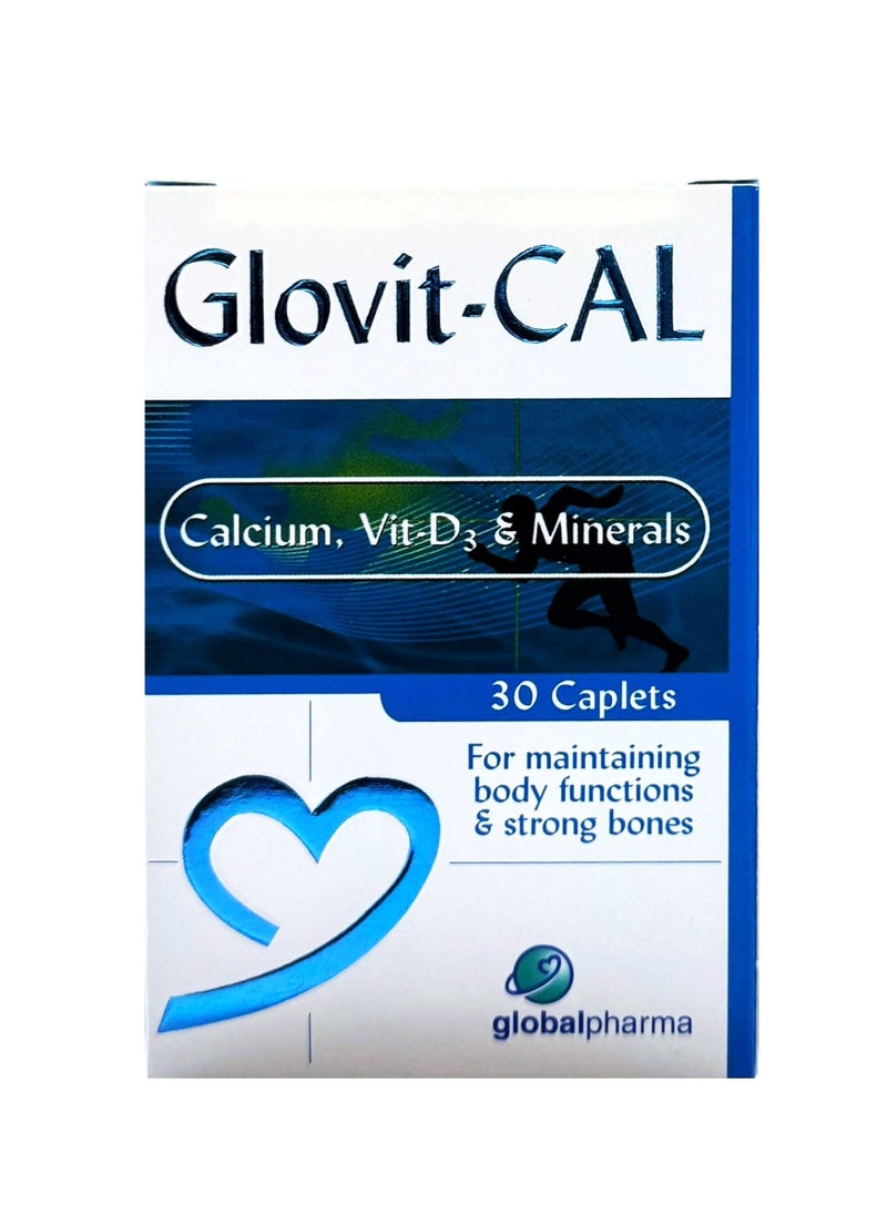 Glovit-Cal Calcium Vitamin D3 And Mineral, 30 Capsules - pzsku/Z2715C6E95F6CDEC7EE56Z/45/_/1727929218/e454b841-e40e-4fc7-9acd-bedd1f656ebc