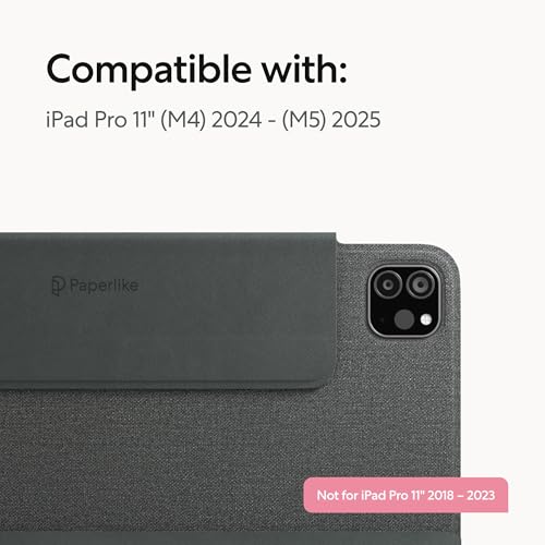 Paperlike® Folio Case for iPad Pro 11 inch (M5 / M4) - Magnetic, Lightweight, Slim, Protective case with Apple Pencil Charging, auto Sleep/Wake - Image 2