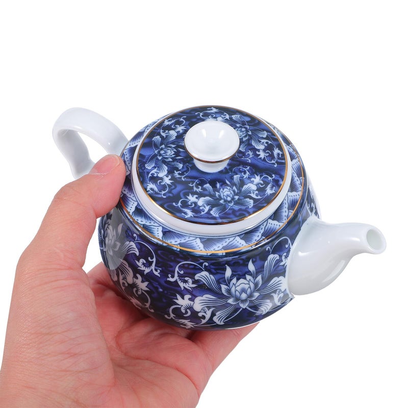 Chinese Style Ceramic Teapot with Anti scald Handle for Home Office Outdoor Use - Image 5