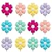 BIEUFBJI 12 Pcs Daisy Balloons Colorful Daisy Flower Theme Party Supplies Aluminum Foil Balloons for Birthday Wedding Baby Shower Decor - Image 3