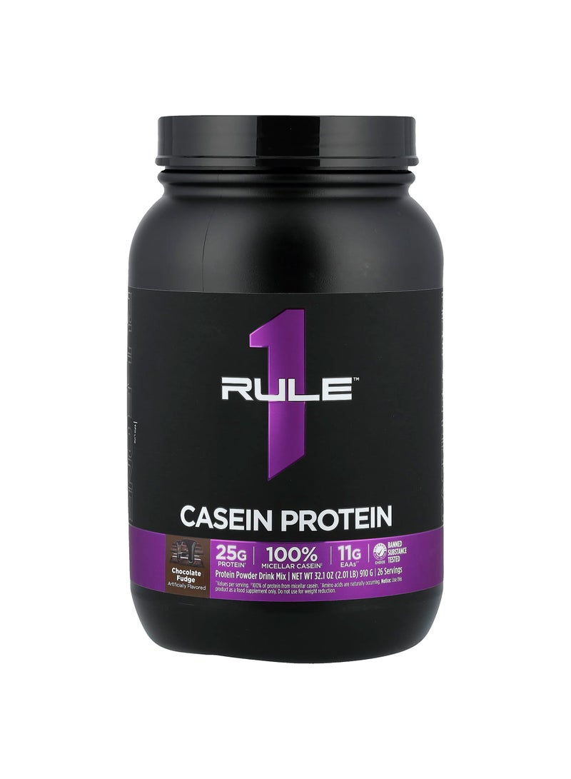 Casein Protein, Chocolate Fudge, 2.01 lb (910 g)