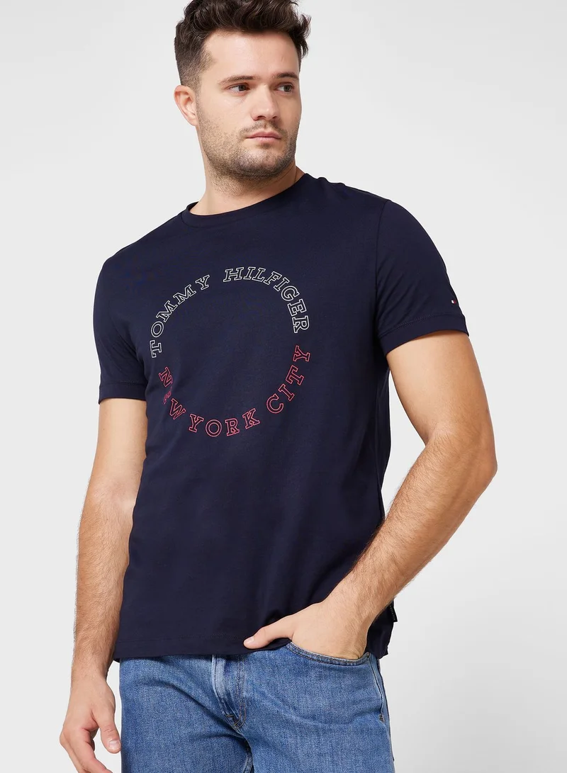 TOMMY HILFIGER Logo Crew Neck T-Shirt