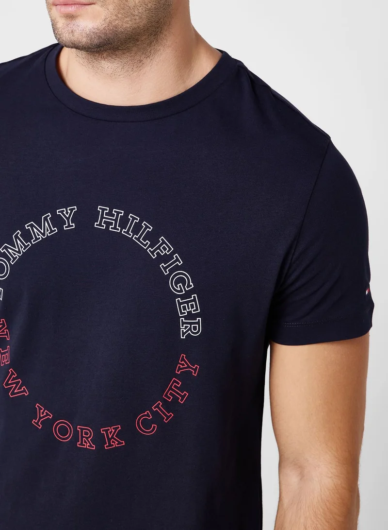 TOMMY HILFIGER Logo Crew Neck T-Shirt