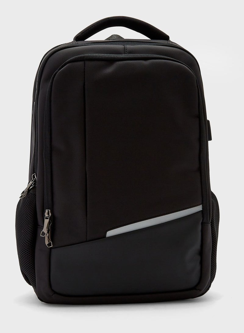 Robert Wood Premium Padded Multi Compartment Laptop Backpack  - Image 1