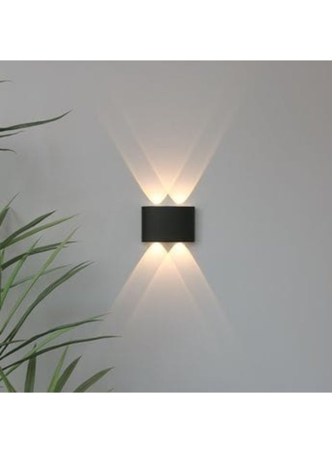 نجفة شوب أبليك شادو LED مودرن إضاءة حائط عصرية مزدوجة ، خامة أكليرك قوية، موفر للطاقة - Image 1