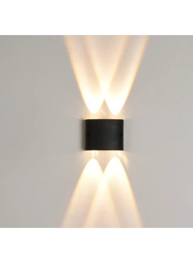 نجفة شوب أبليك شادو LED مودرن إضاءة حائط عصرية مزدوجة ، خامة أكليرك قوية، موفر للطاقة - Image 2