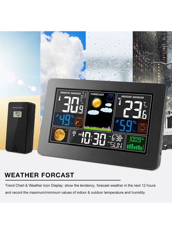 نيبمينينت ساعة مزودة بحالة الطقس 3 في 1 أسود 23.50X8.00X15.00سم - Image 2