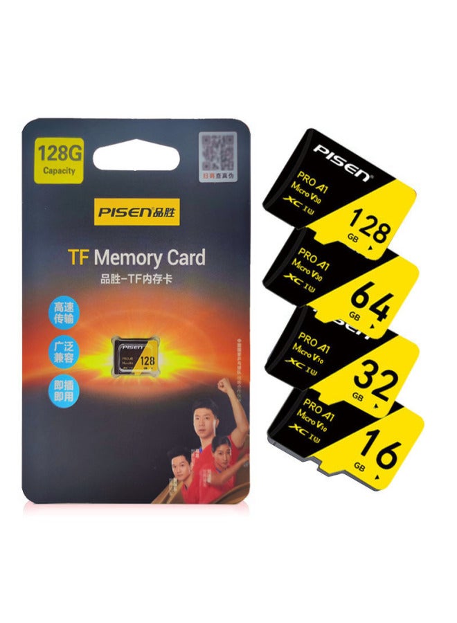 Pinsheng U3 High-speed 16G Memory Card 32 Storage TF Card Mobile Phone 128G Unmanned Aerial Vehicle 64G Monitoring Driving Recorder-Capacity:32GB