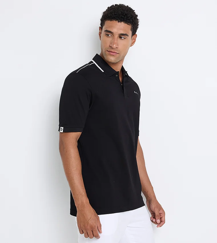 بين شيرمان Ben Sherman Men's Short Sleeve Solid Polo Tees