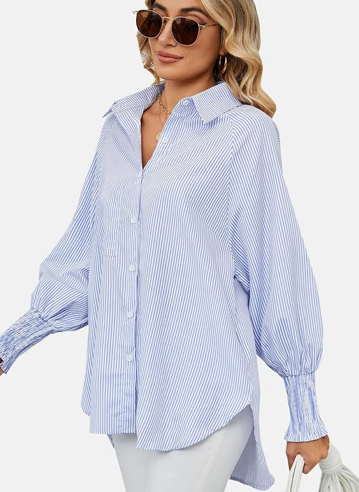 يونيكي Pink Striped Regular Fit Shirt