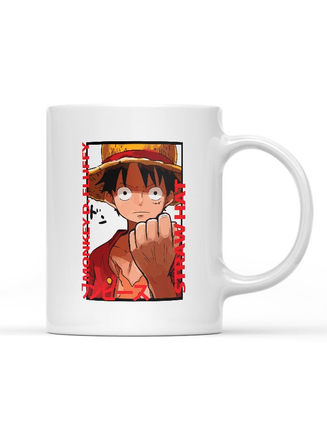 LIT One Piece Mug One Piece Mug for Coffee Fist Gift Mug Monkey D. Luffy Straw Hat-Manga Fan Gift - Image 1