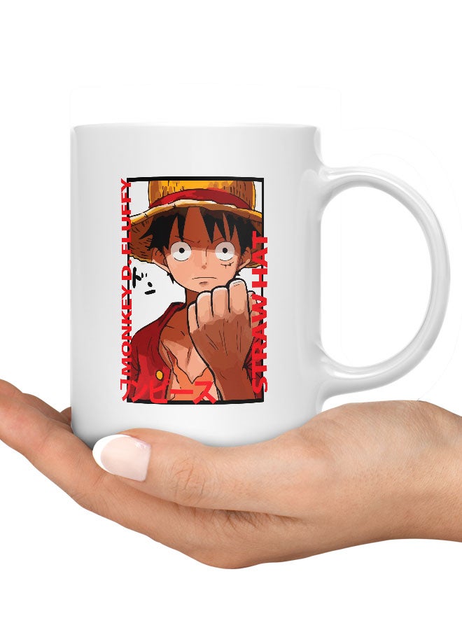 LIT One Piece Mug One Piece Mug for Coffee Fist Gift Mug Monkey D. Luffy Straw Hat-Manga Fan Gift - Image 3