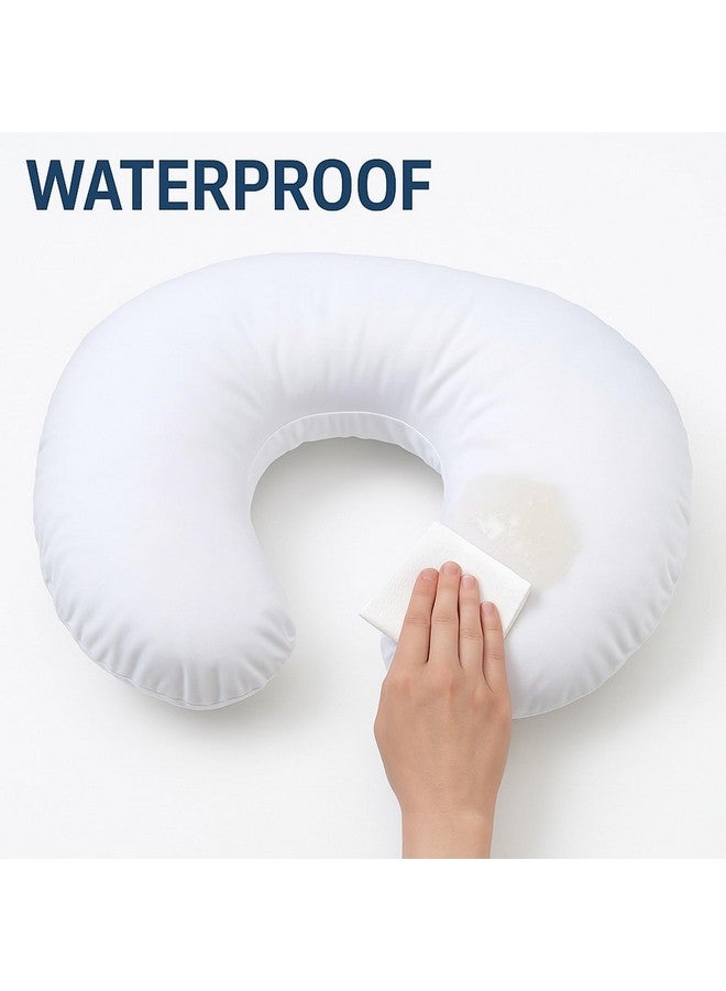 Winmany Baby Waterproof Nursing Pillow Cover Newborn Breastfeeding Pillowcase Soft Replaceable Slipcover for Boys and Girls - Image 4