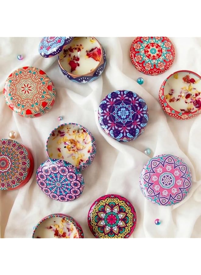 Green Tiger Set of 6 Gifts Scented Candles Gift Box Soy Candles Scented Candle Gift Box Set for Birthday gift Wedding, Party Souvenir,Bathroom,Yoga Valentine's Gift Ramadan Eid Gift - Image 3