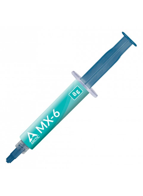 ARCTIC MX-6 (8 g) - Ultimate Performance Thermal Paste for CPU, Consoles, Graphics Cards, laptops, Very high Thermal Conductivity, Long Durability, Non-Conductive, CPU Thermal Paste