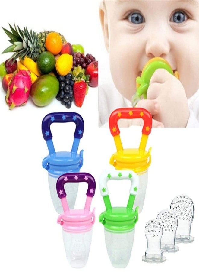 PAGHADI Baby Teether Natural Silicon Teether for Babies, Non-Toxic Food Grade, BPA-Free Silicon Fruit Nipple for Infants,Teething & Chewing Play Toys for Baby (Colour May Vary) - Image 1