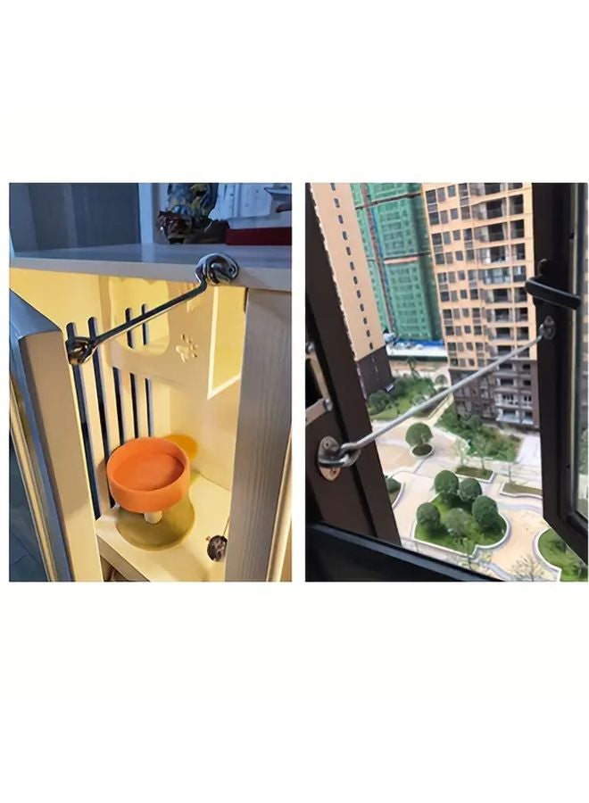 5pcs Small Stainless Steel Metal Ceiling Hook Eyes Marine U Hook - Image 5