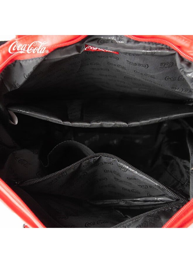 Coca-cola Classic Logo Backpack Large Capacity Casual Laptop Bag Urban Commuter Travel Business Backpack - Image 5