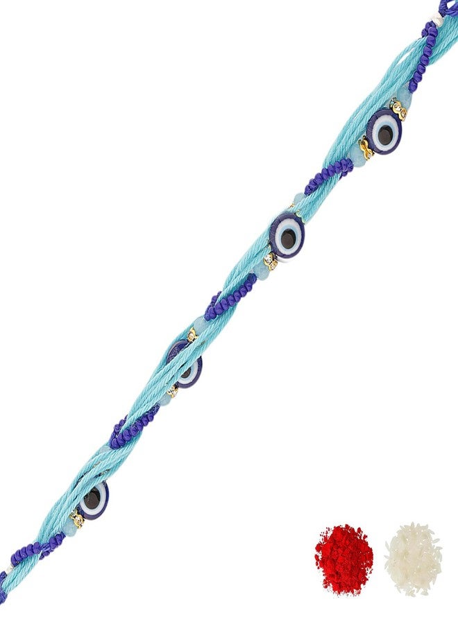 VOYLLA Fortune Of Love Evil Eye Rakhi For Brother|Men Rakhi|Rakhi Gift For Brother - Image 1