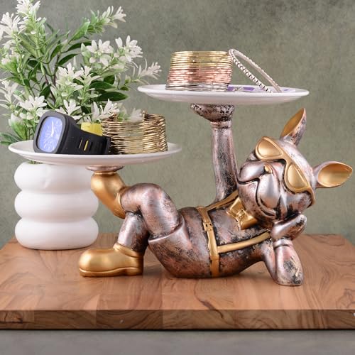 zart Duble PLAET Dog SHOWPIECE (White, MEDIM) - Image 1