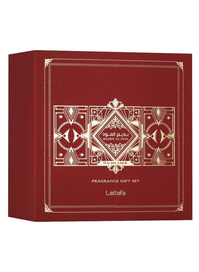 Lattafa Giftset Badee Al Oud Sublime - 12Ml - Hairmist - Image 2