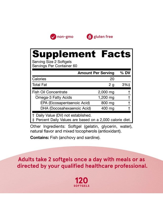 jarrow formulas Epadha Balance 600 Mg 120 Softgels 2:1 Ratio Of Epa & Dha Supplement Supports Brain & Joint Health Ultrapurified Highly Concentrated 60 Servings (Packaging May Vary) - Image 2